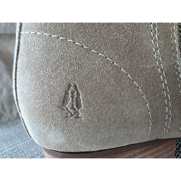 Hush Puppies Sierra Womens Suede Ankle Boots With Side Zipper & Tassel - Picture 6 of 10